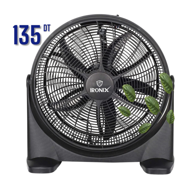 Ventilateur Rond Noir Ironix