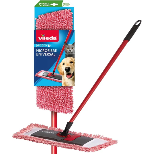 VILEDA MOP PET PRO AVEC MANCHE 1.30M