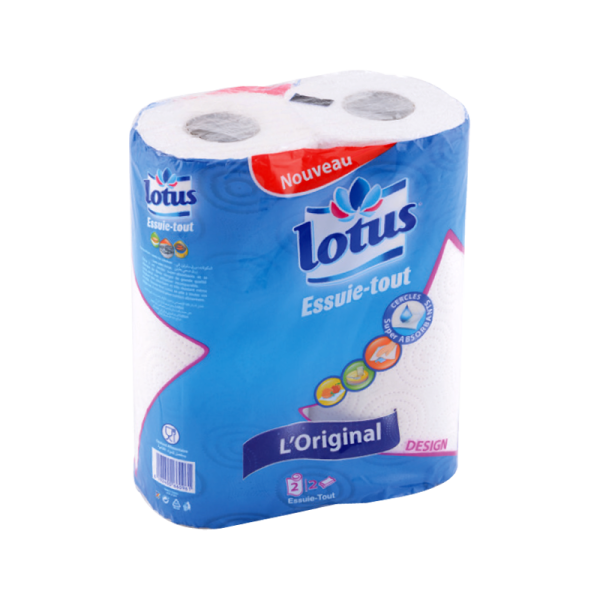 Essuie tout lotus 2 rouleaux