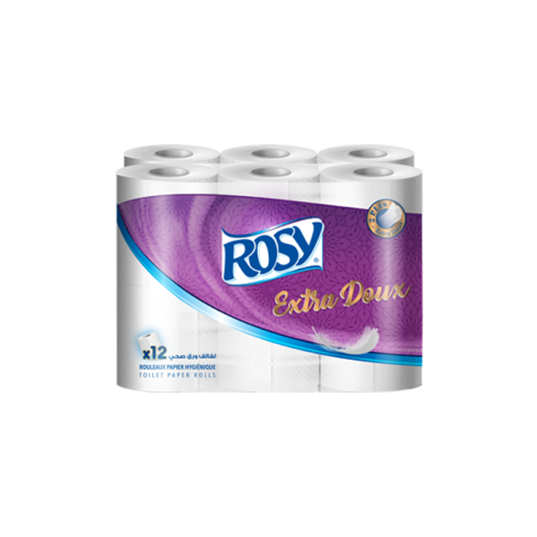 Papier hygiènique Rosy 12 rouleaux