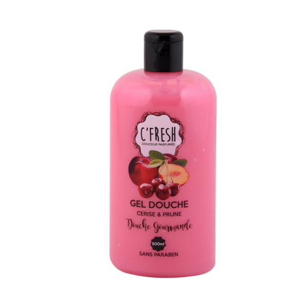 C Fresh Gel Douche 500ML Cerise et Prune