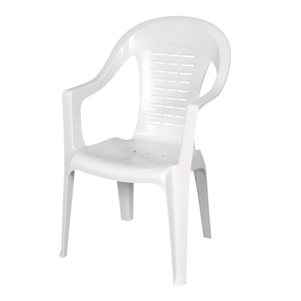 Fauteuil Plastique Blanc
