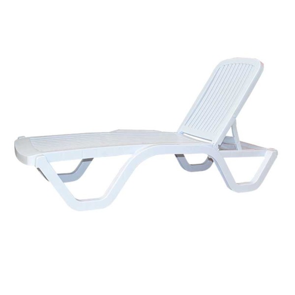 Chaise longue Transat Piscine sabs accoudoir