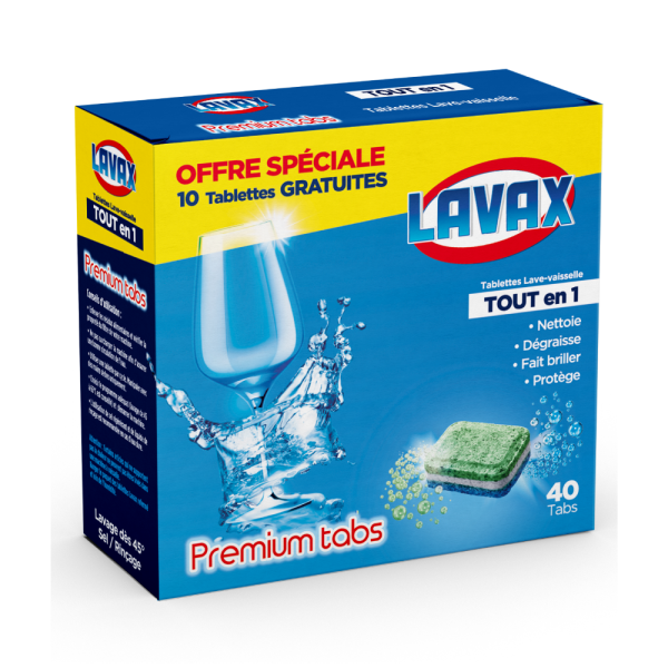 Det Lavax 30+10 Tabs lave vaisselle