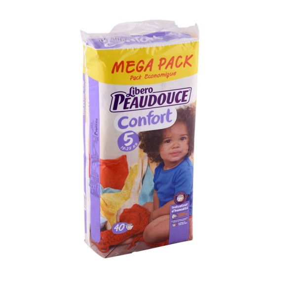 Peaudouce couche jumbo T5 (15-25KG) 40Pcs