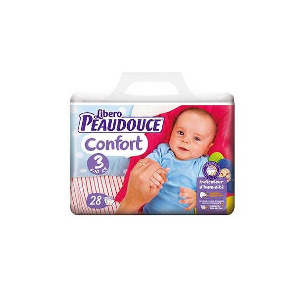 Peaudouce couche T3 (5-10KG) 28Pcs