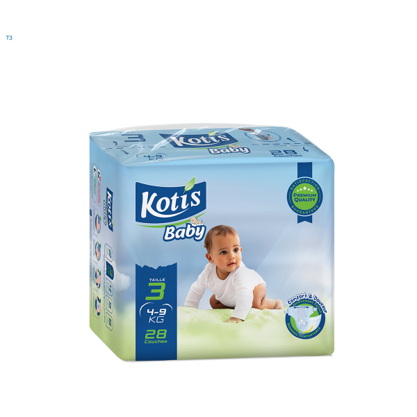 Kotis Couche T3 ( 4 -9 )kg  28Pcs