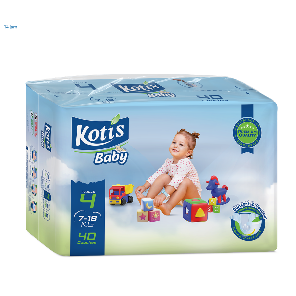 Kotis Couche Jumbo T4 ( 7-18 )kg 40Pcs
