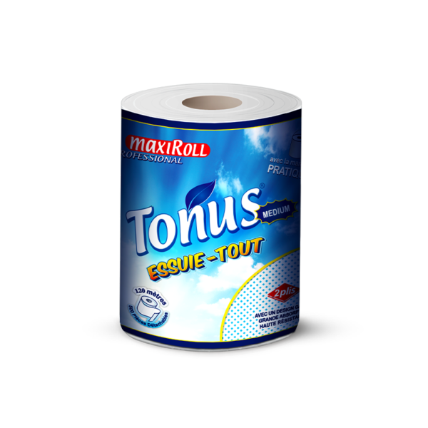 Essuie-tout Tonus MaxiRoll Professional – 120 mètres