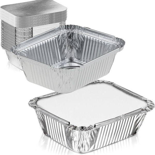 Barquettes Aluminium GM 100Pcs