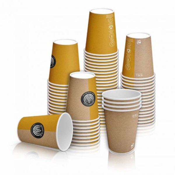 50 Gobelets en carton 25CL