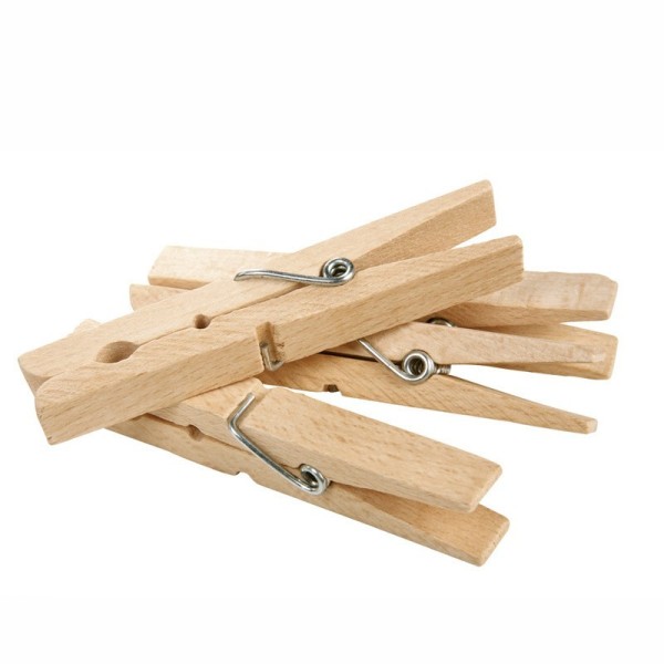 Pince à Linge Bois 20Pcs