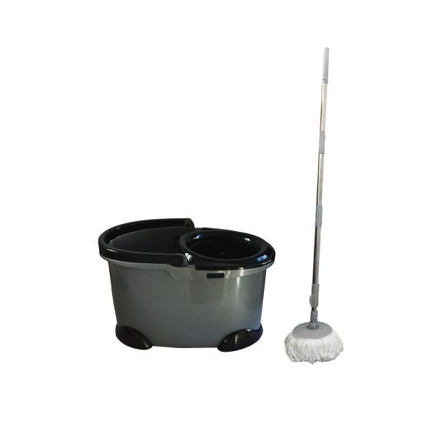 Easy mop vadrouille rotative à essorage+tête de recharge