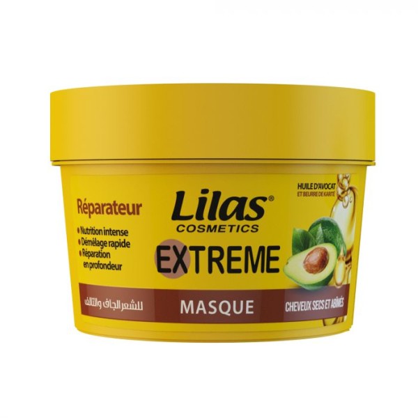 Lilas Masque Cheveux 400Ml Réparateur