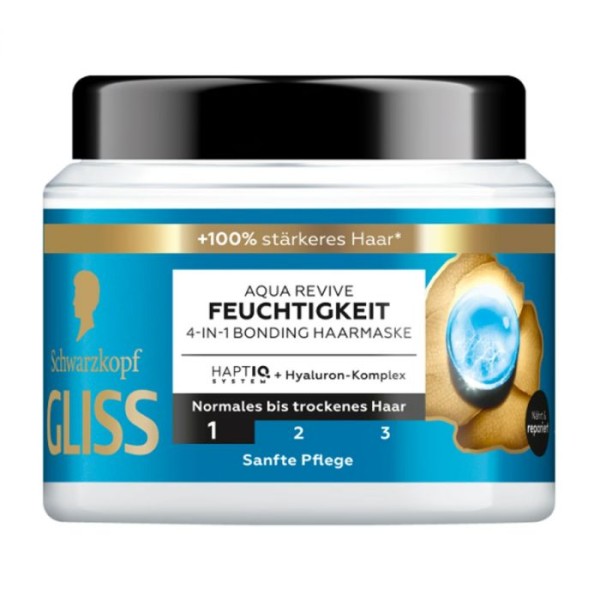 Masque Cheveux Gliss 400ML Aqua revive mea