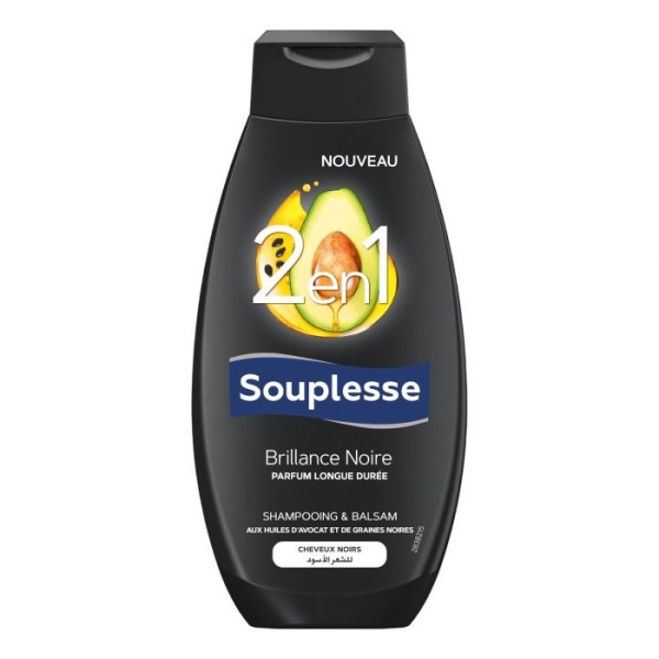 Souplesse Shampoing 350ML Brillance Noire
