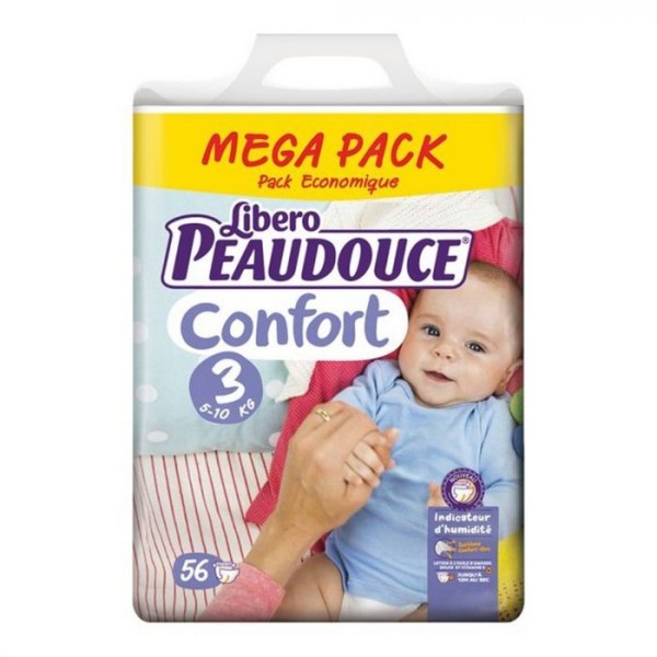 Peaudouce Couche Jumbo T3 (5-10kg) 56Pcs
