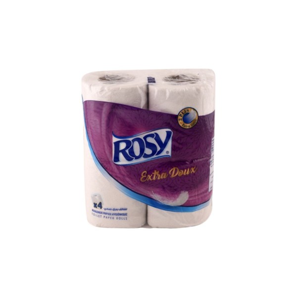Papier hygénique Rosy 4 rouleaux
