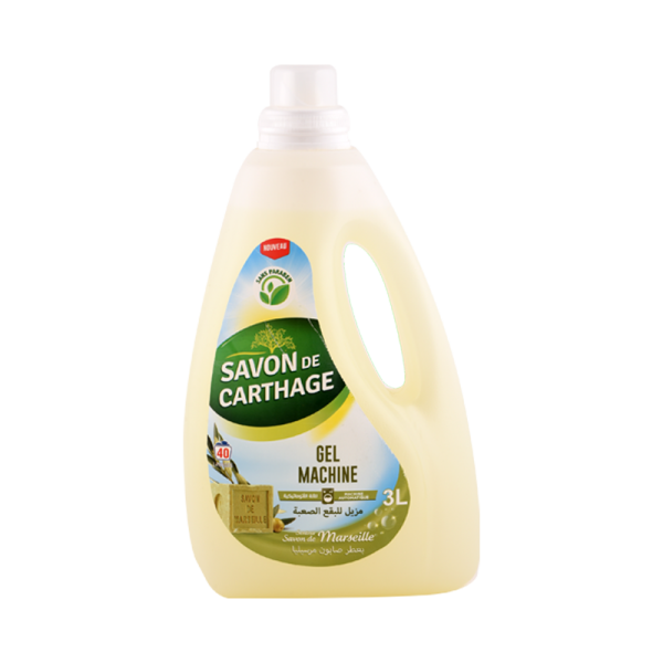 Gel machine savon de Carthage savon de marseille 3L