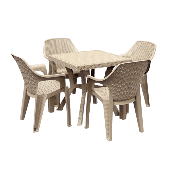 Pack Table Chopin & 4 Feuilles le Baron